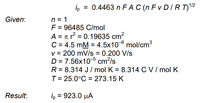 معادله Randles-Sevcik
