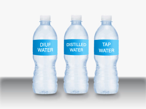 deionized,ultrafiltered (DIUF) water